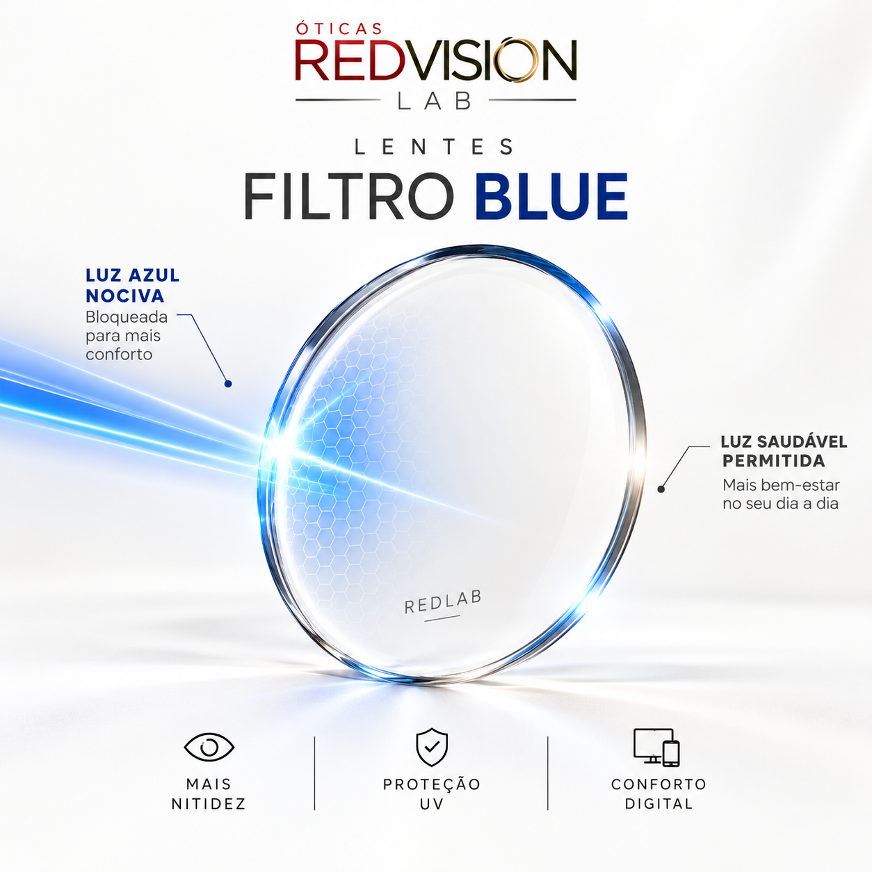 B39DC6D9-4B51-4297-95BD-933C43B4DA1C LENTES FILTRO BLUE - Óculos em até 30minutos* - Imagem 1
